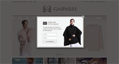 Desktop Screenshot of gasparrecashmere.com